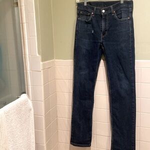 💙Levi's 514 Straight Fit Men's Jeans Tag:W32 L34 Blue Denim